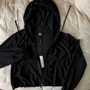 Women’s Koral Eyelet Running Jacket NWT sz S